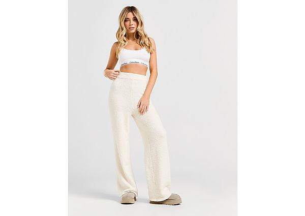 Calvin Klein Wide Track Pants Cream