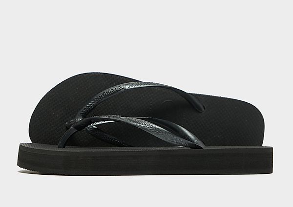 Havaianas Slim Platform Flip Flops Women'S Black