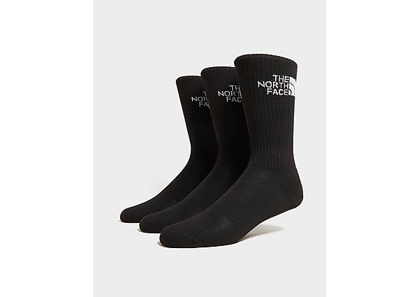 The North Face 3Pack Crew Socks Black