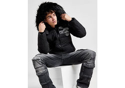 Mercier Badge Parka Black