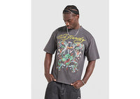Ed Hardy Battle Drag T-Shirt grey