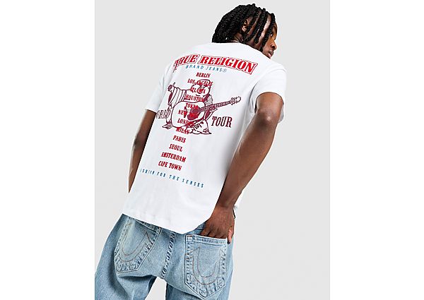 True Religion Flocked Back Print T-Shirt