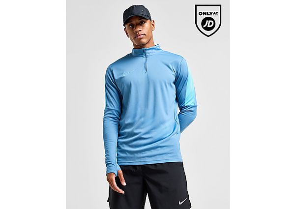 Nike Academy 1 4 Zip Top Aegean Storm Baltic Blue