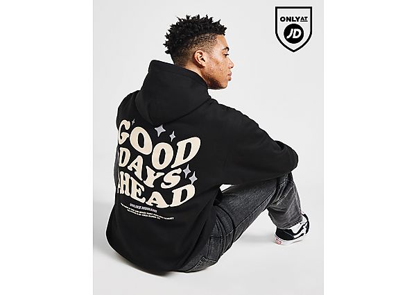 Unlike Humans Good Days Hoodie Black