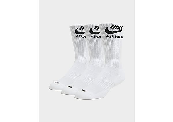 Nike 3Pack Air Max Crew Socks White