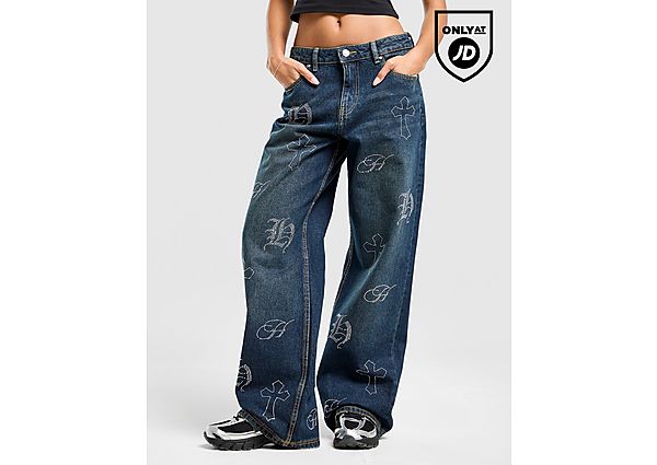 Hoodrich Crystal Diamante Jeans