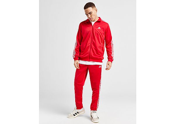 adidas Badge of Sport 3-Stripes Tracksuit Better Scarlet -, Better Scarlet Better Scarlet