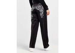 JUICY COUTURE Diamante Velour Angel Track Pants Black