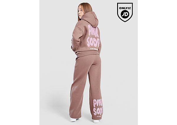 Pink Soda Sport Girls\' Mix Twill Joggers Junior