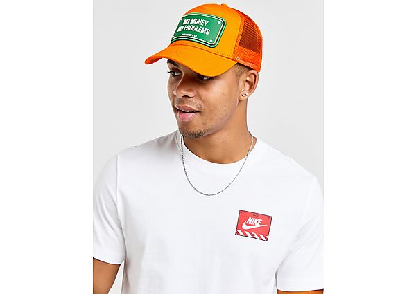 John Hatter & Co Mo Money Mo Problems Trucker Cap Orange