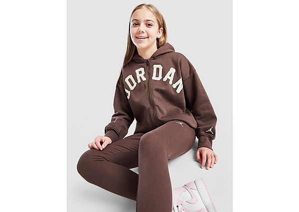 Jordan Girls\' Icon Oversized Full Zip Hoodie Junior