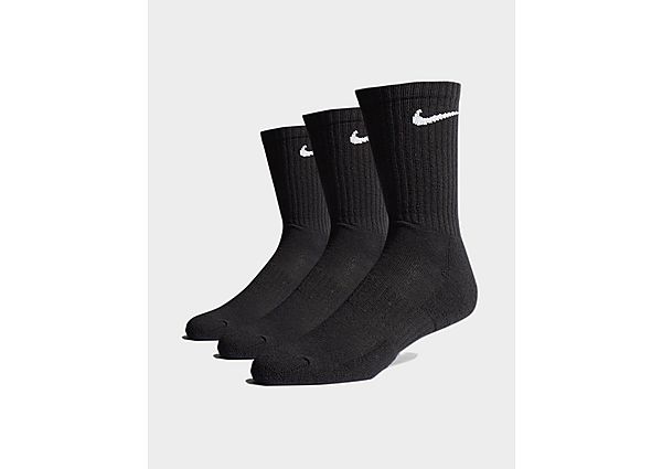 Nike 3Pack Cushioned Crew Socks Black