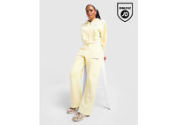 New Balance Ribbed Wide Leg Joggers yellow