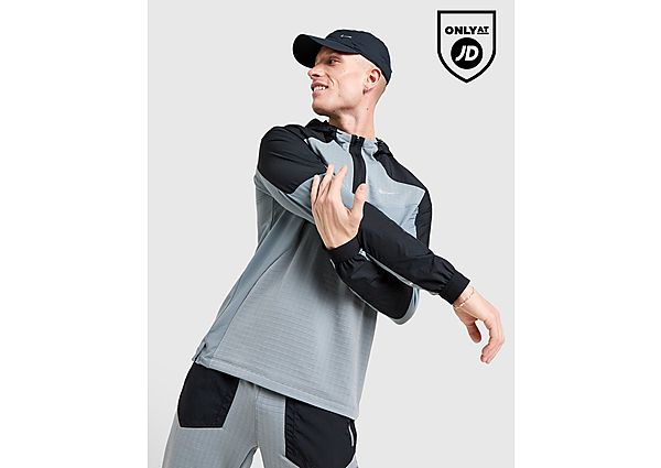 Nike Performance 14 Zip Hoodie Cool Grey