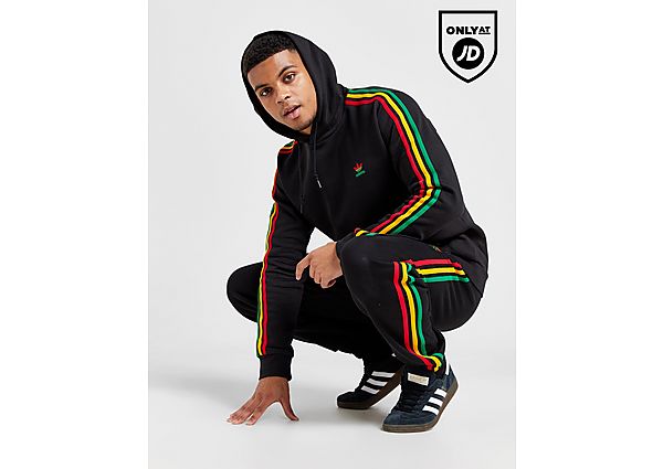 adidas Originals 3Stripes Multi Hoodie Black