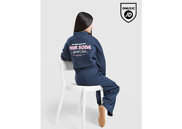 Pink Soda Sport Girls\' Stack Full Zip Sweatshirt Junior