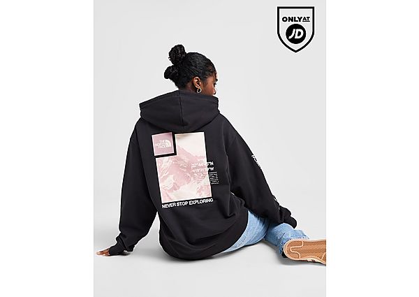 The North Face Mountain Box Graphic Hoodie Black