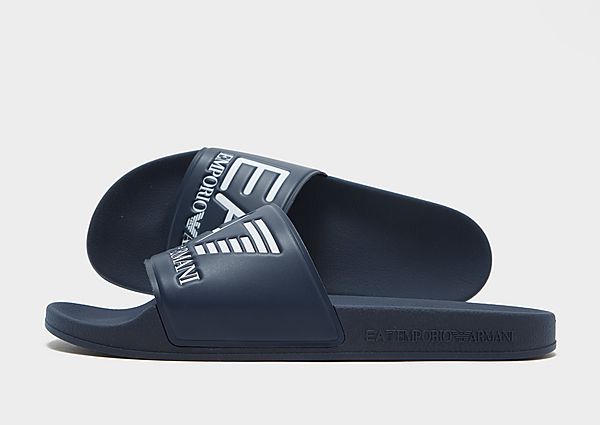 EA7 Emporio Armani Vis Slides Navy