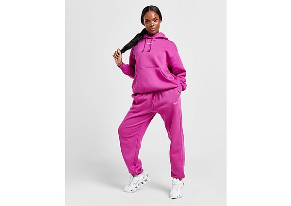 Nike Phoenix Fleece Oversized Joggers Hot Fuchsia Sail