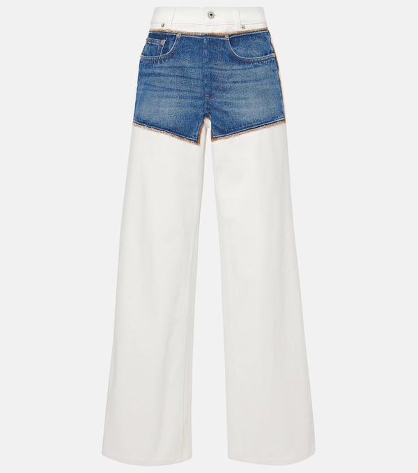 Jean Paul Gaultier Petit Grand trompe l'oeil straight jeans