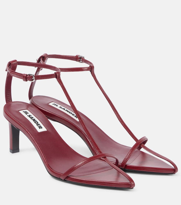 Jil Sander 65 leather sandals