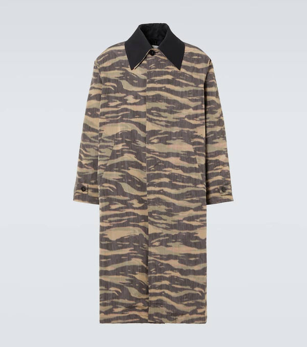 Jil Sander Camouflage car coat