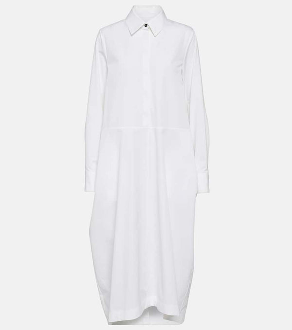 Jil Sander Cotton poplin shirt dress