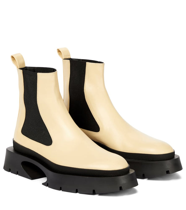 Jil Sander Leather Chelsea boots