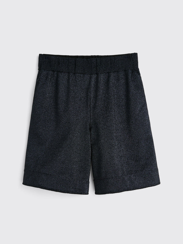 Jil Sander Metallic Shorts Night Blue