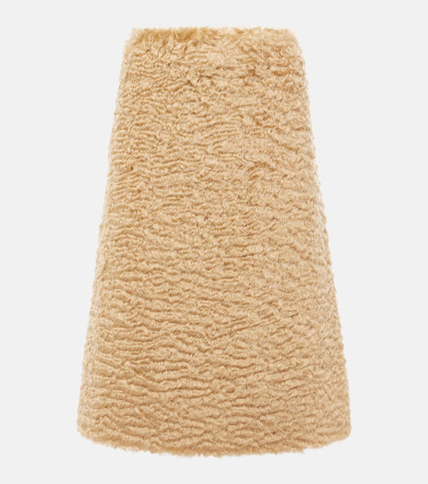 Jil Sander Mohair and cotton skirt