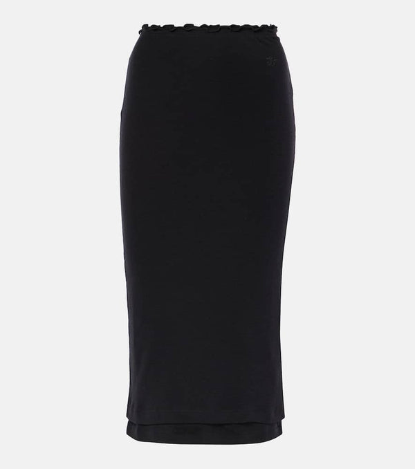 Jil Sander Virgin wool midi skirt