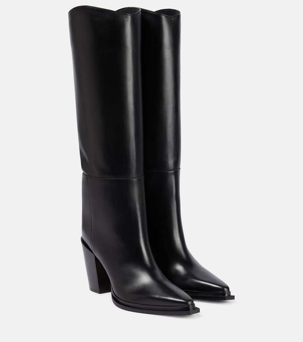 Jimmy Choo Cece 80 leather knee-high boots