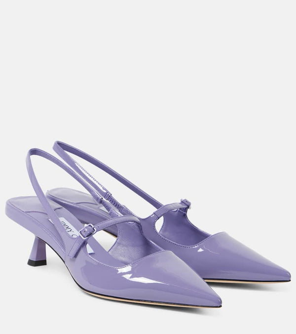 Jimmy Choo Didi 45 patent leather slingback pumps