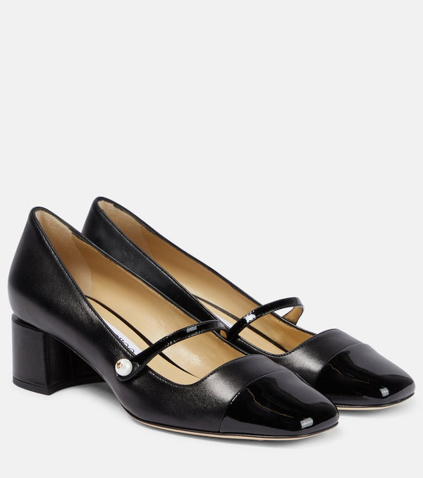 Jimmy Choo Elisa 45 leather pumps