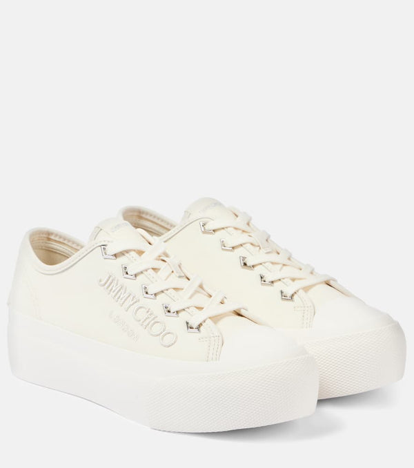 Jimmy Choo Palma Maxi canvas platform sneakers