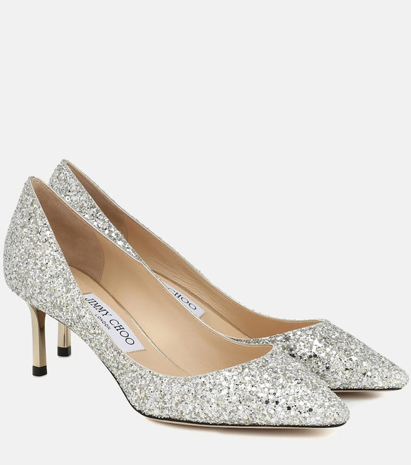 Jimmy Choo Romy 60 glitter pumps