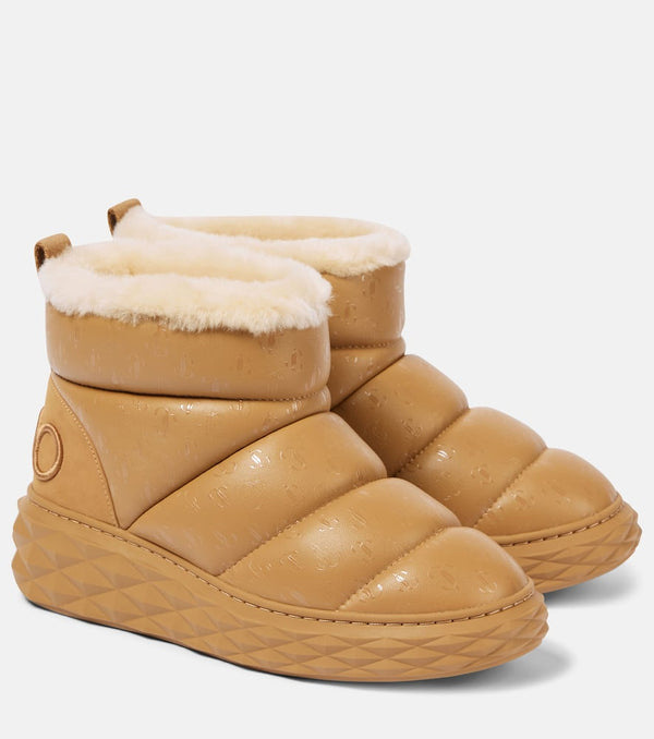 Jimmy Choo Xan leather snow boots