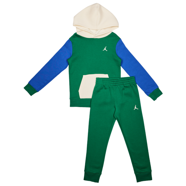 Jordan Brooklyn Color Block Tracksuits Green 