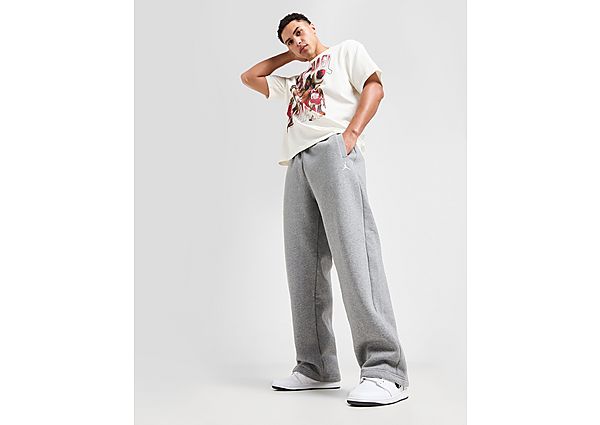 Jordan Oversized Open Hem Joggers  Grey