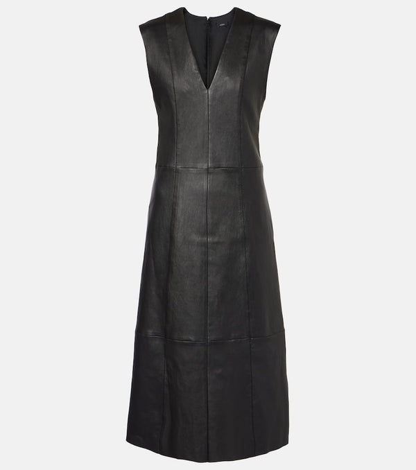 Joseph Kosma leather midi dress