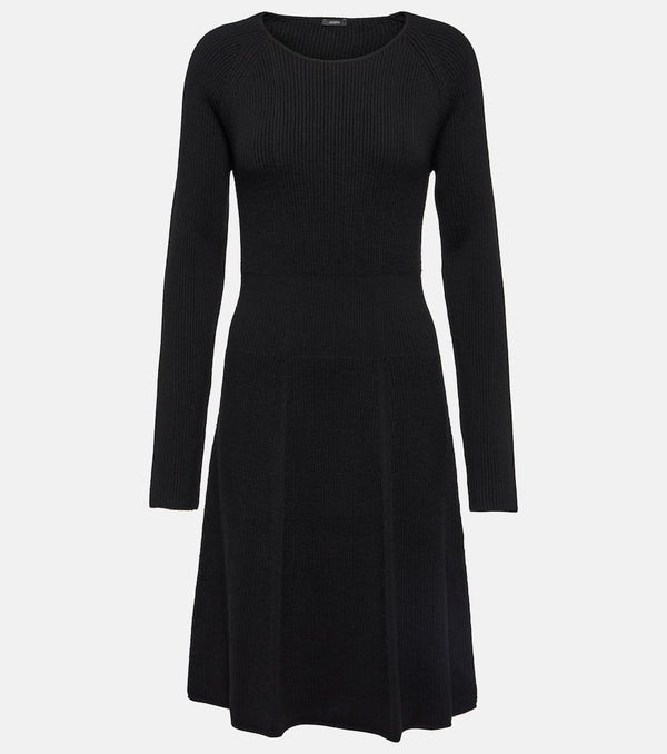 Joseph Ribbed-knit wool minidress