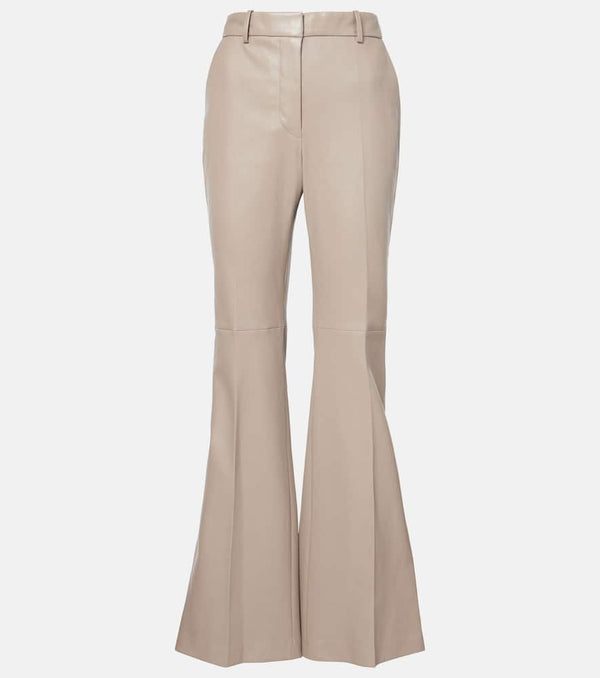 Joseph Tafira leather flared pants