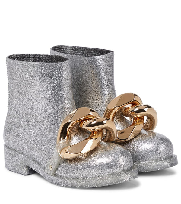 JW Anderson Chain glitter ankle boots