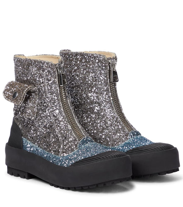 JW Anderson Duck glitter ankle boots