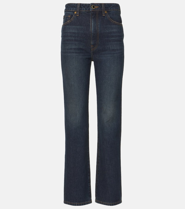 Khaite Abigail high-rise straight jeans