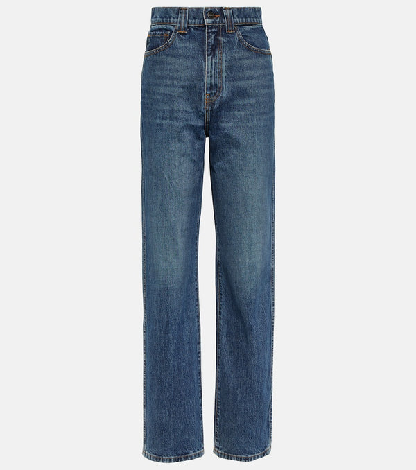 Khaite Albi high-rise straight jeans