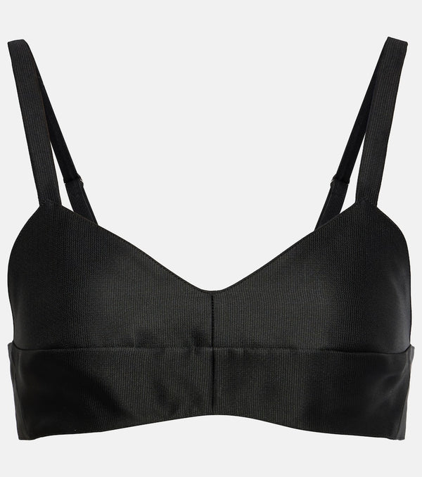 Khaite Knox silk bralette