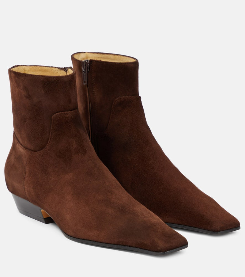 Khaite Marfa suede Chelsea boots