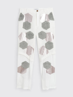 Kiko Kostadinov Danh Convertible Trouser Frost White Dove Grey