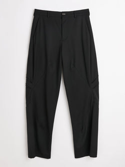 Kiko Kostadinov Melsas Darted Trouser Crow Black